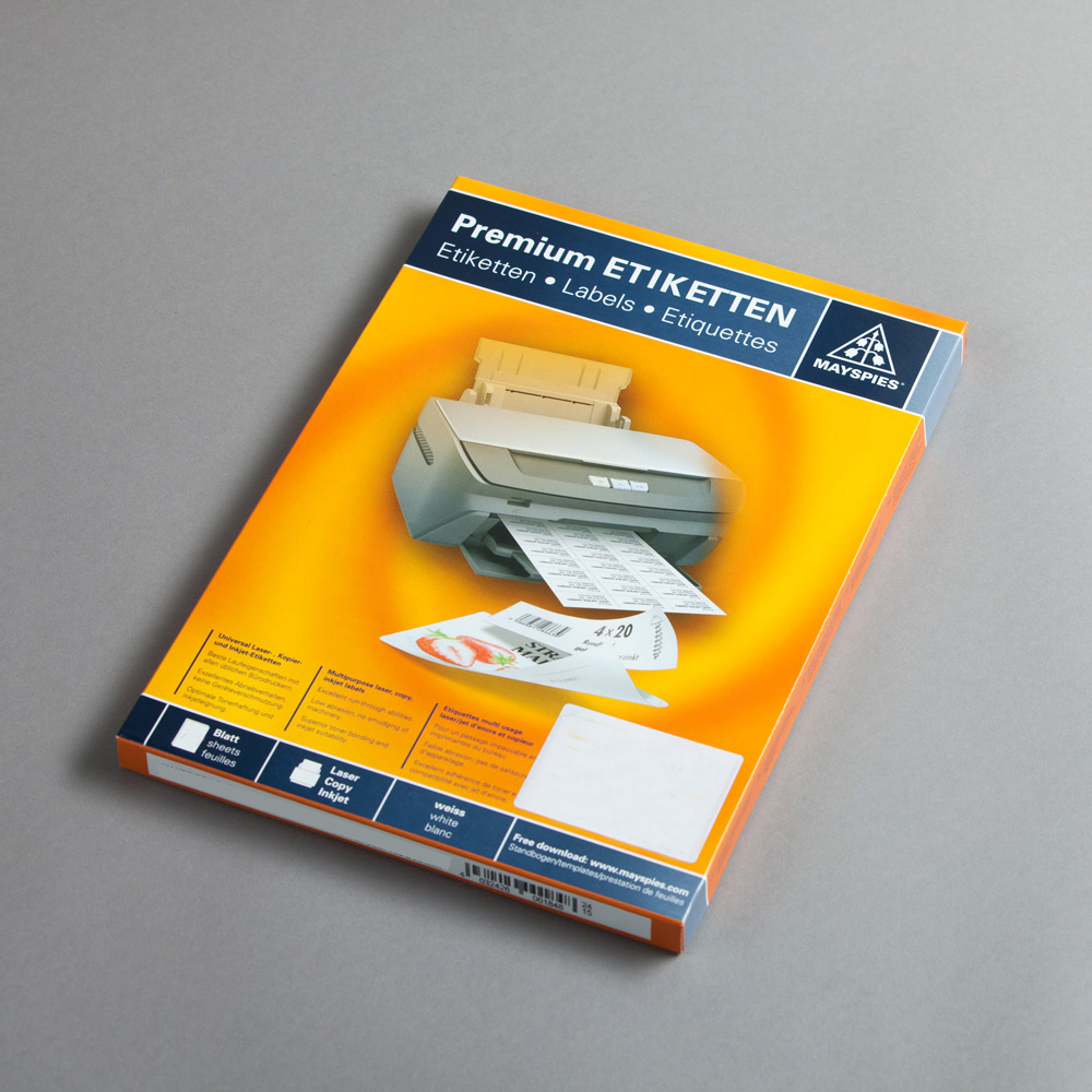 MaySpies White labels - 100 sheets